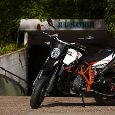 Engine, KTM 990 Supermoto, suspension