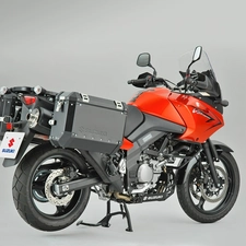 Side, Suzuki DL650 V-Strom, trunks