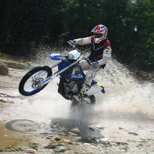 Mud, Husaberg FE 450, water