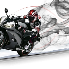 graphics, motor-bike, Yamaha